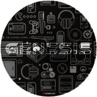 TELLUR 300 GEAR Podložka pod židli černá