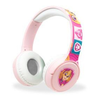 BT sluchátka Tlapková patrola růžová CPA