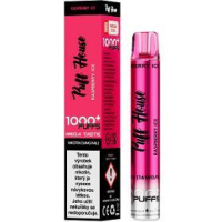 E-CIGARET 1000+ RASPBERRY ICE PUFF HOUSE