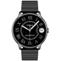 Slim se silikonovým řemínkem ČernáARMODD